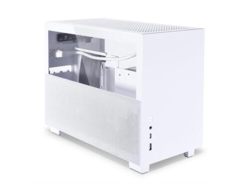 Lian Li Q58 White Color  Spcc / Aluminum / Tempered Glass  Mini Tower Computer