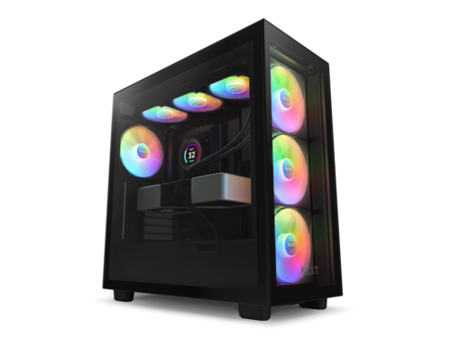 Nzxt H Series H7 (2023) Elite Edition Atx Mid Tower Chassis Black Color-Cm-H71Eb