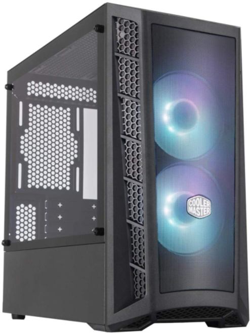 Masterbox Mb311L Argb Airflow Micro-Atx Tower With Dual Argb Fans, Fine Mesh Fro