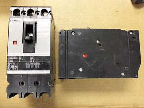 Siemens HHED HHED63B025 3 pole 25 amp 600v circuit breaker