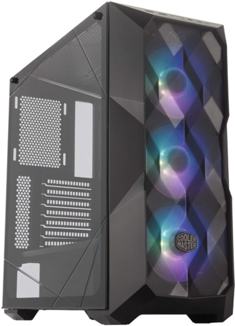 Masterbox Td500 Mesh Airflow Atx Mid-Tower With Polygonal Mesh Front Panel, Crys