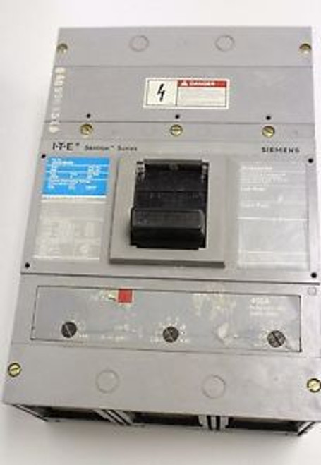 SIEMENS JXD23B400 CIRCUIT BREAKER 3P 400A 240VOLTS