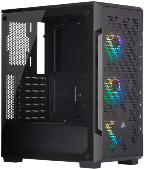 Icue 220T Rgb Airflow Tempered Glass Mid-Tower Smart Case - Black (Cc-9011173-Ww