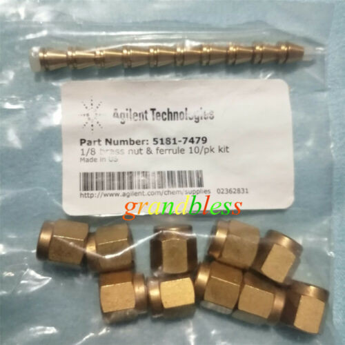 Qty:10/1Pack New For Agilent Copper Pipe Ferrule Blade Ring Joint 5181-7479