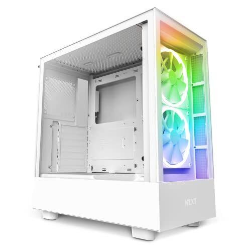 H5 Elite Compact Atx Mid-Tower Pc Gaming Case  Built-In Rgb Lighting 