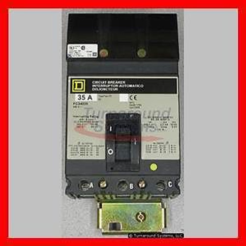 Square D FC34035 Circuit Breaker, 35 Amp, I-Line