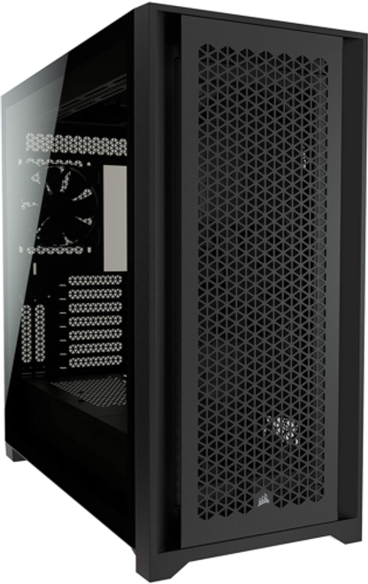 5000D Airflow Tempered Glass Mid-Tower Atx Pc Case - Black