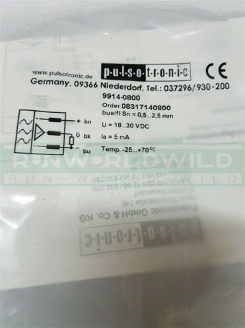 1Pcs New For Pulsotronic Proximity Switch Sensor 9914-0800