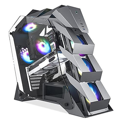 Pangolin Mid-Tower Atx Pc Gaming Case, Dual Tempered Glass, Usb 3.0 I/O K1