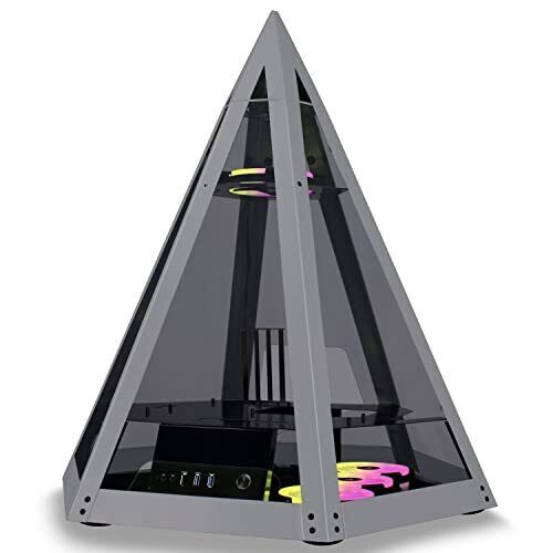 Diamond Pyramid Atx Pc Case Innovative Gaming Computer Tower Case