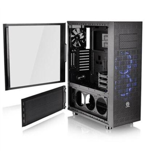 New Thermaltake X71 Ca-1F8-00M1Wn-02 Thermaltake Core Tempered Glass Edition