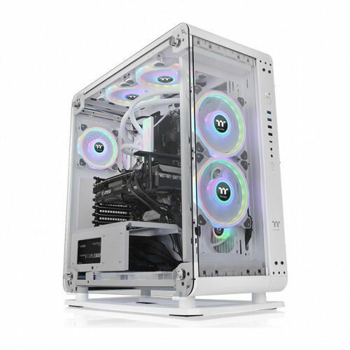 Thermaltake Core P6 Tg (Tempered Glass) Snow Mid Tower Case, Ca-1V2-00M6Wn-00