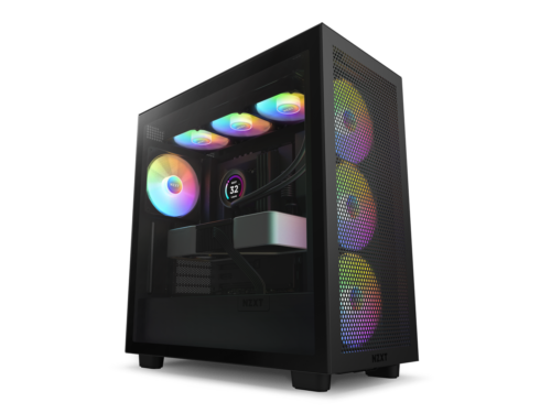 Nzxt H Series H7 (2023) Flow Rgb Edition Atx Mid Tower Chassis Black