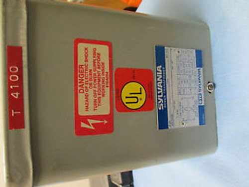 Sylvania Transformer 107-310, 1KVA 240/480-120/240 1ph