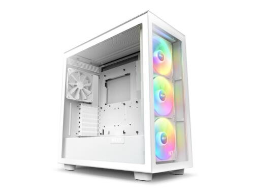 Nzxt H Series H7 (2023) Elite Edition Atx Mid Tower Chassis White