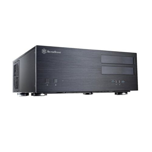 Silverstone Technology Gd08B Home Theater Computer Case With Aluminum Front Pa