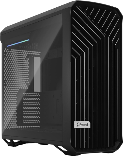 Torrent Black E-Atx Tempered Glass Window High-Airflow Mid Tower Computer Case