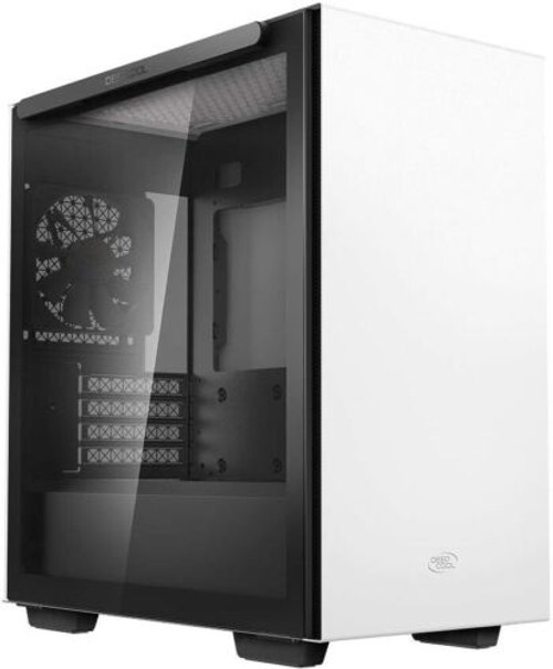 Deepcool Macube 110 White Mini Tower Pc Case Magnetic Tempered Glass R-Macube110