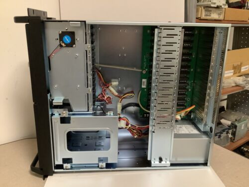Server Case With 14 Slot Backplane Board And Power Supply