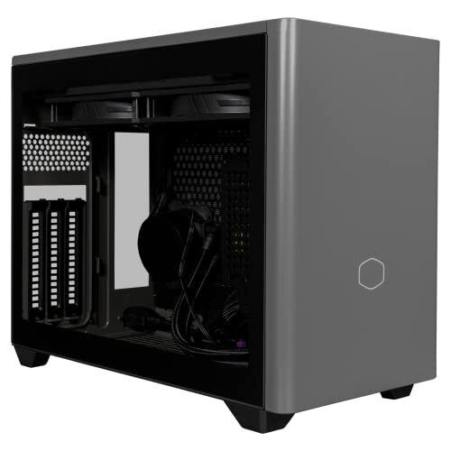 Sff Small Form Factor Mini-Itx Case, Custom 280Mm Aio, Black/Grey Nr200P Max