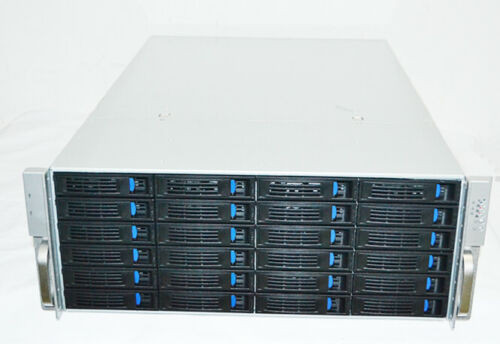 4U Rackmount Server Case With 24 Hot-Swappable Sata/Sas Drive Bays