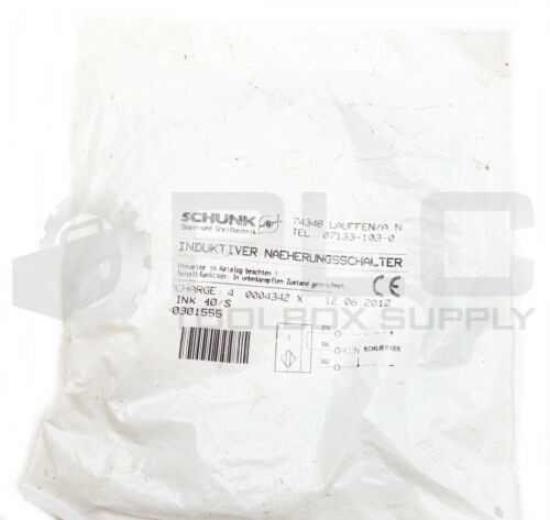 New Sealed Schunk 0301555 Unj 40/S