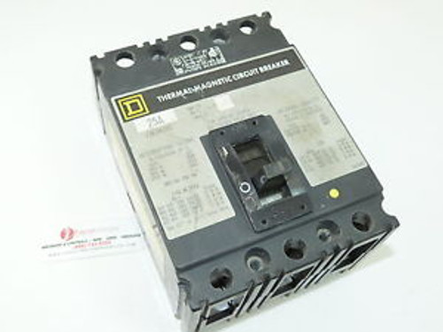Used Square D FAL34025 3p 25a 480v Circuit Breaker 1-yr Warranty