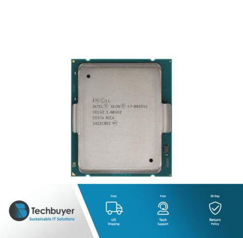 Intel Xeon Processor E7-8893 V2  6-Core 37.5Mb Cache 3.4Ghz Cpu - Sr1Gz