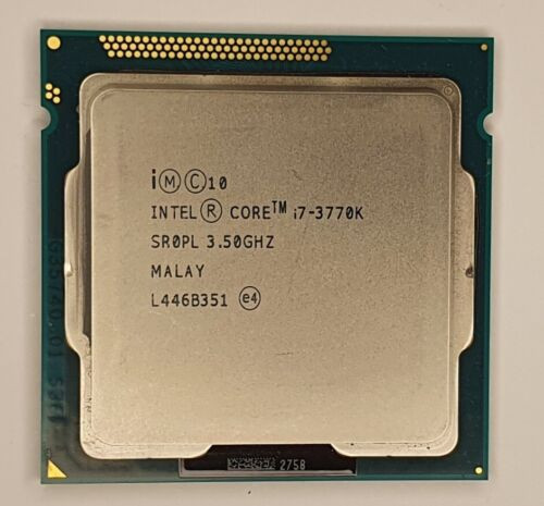 Intel Core I7 Processor - 3770K   Never Overclocked. 4 Core 8 Threads