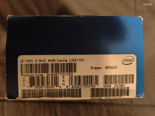 Intel Core I5-7400 - 3.5Ghz Quad Core Processor