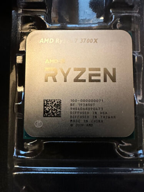 Amd Ryzen 7 3700X Cpu 3.6Ghz 8Core/16 Thread Am4 3.6Ghz/4.4Ghz Boost