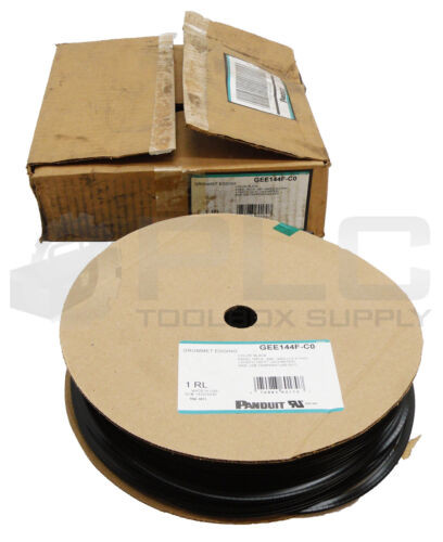 New Panduit Gee144F-C0 Grommet Edging .099"-.144" 100Ft Read