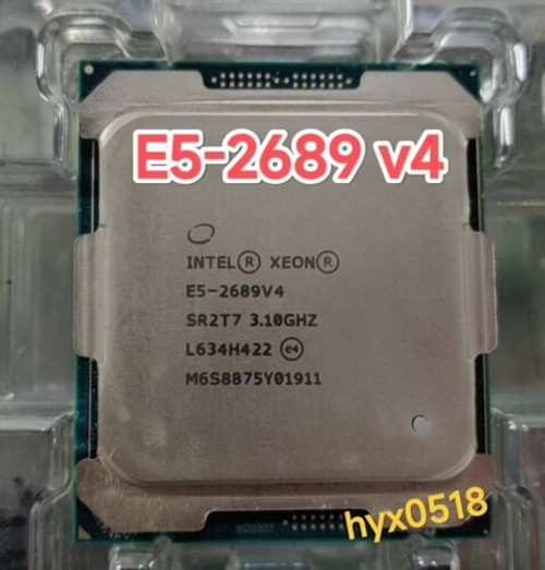 Intel Xeon E5-2689 V4 3.10Ghz 10-Core 25Mb Lga2011-3 Server Processor Sr2T7 165W