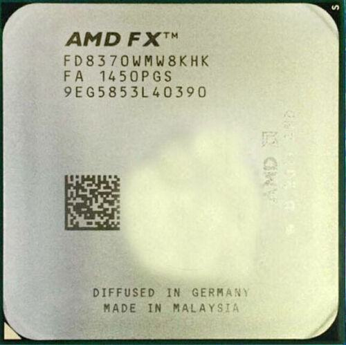 Amd Fx-8370 4 Ghz Cpu 8-Core Fd8370Wmw8Khk 8M 125W Am3+ 8 Threads Processor