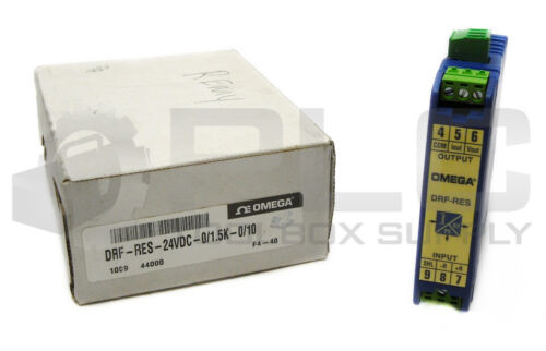New Omega Drf-Res-24Vdc-0/1.5K-0/10 Signal Conditioner, Drfres24Vdc015K010