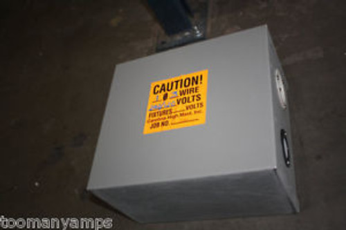 SQUARE D 1.5S1F 1.5KVA 240/480VAC 120/240VDC GENERAL PURPOSE TRANSFORMER