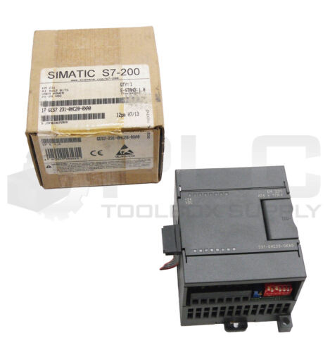 New Siemens 6Es7 231-0Hc20-0Xa0 Input Module 21-28Vdc 231-0Hc20-0Xa0