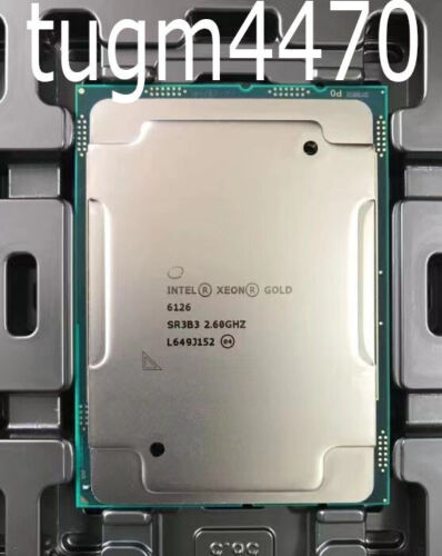 Intel Xeon Gold 6126 Qs Version Cpu Processor 12 Core 2.60Ghz Socket Lga3647