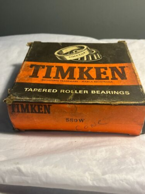 New Timken 580Wcone Tapered Roller Bearing Cone, 580-W Cone