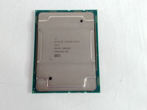 Intel Xeon Gold 5222 3.8 Ghz Lga 3647 Server Cpu Processor Srf8V