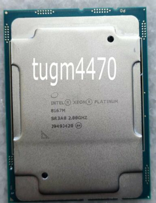 Intel Xeon Platinum 8167M Qs Version Cpu Processor 26 Cores 52 Threads 2.0Ghz