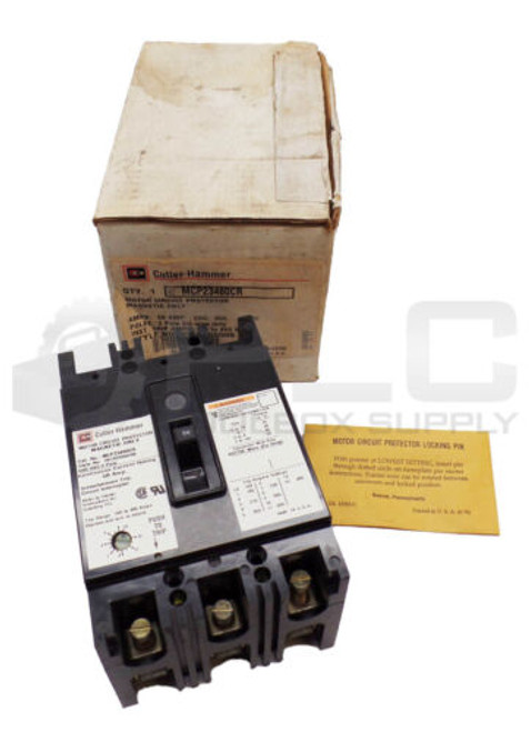 New Cutler Hammer Mcp23480Cr Motor Circuit Protector 50A 600Vac 3 Pole