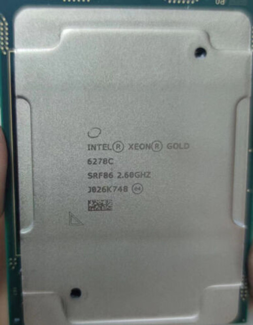 Xeon Gold 6278C Cpu Processor Srf86 2.6Ghz 26 Cores 52 Threads 35.75Mb 185W Lga3