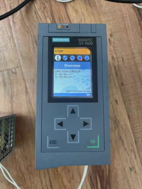 Siemens 6Es7 516-3An01-0Ab0 6Es75163An010Ab0 Central Processor Unit.