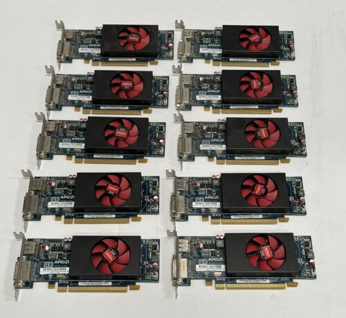Qty Of 10 - Amd Radeon Hd8490 1 Gb Ddr3 Pci Express X16 Desktop Video Card C369