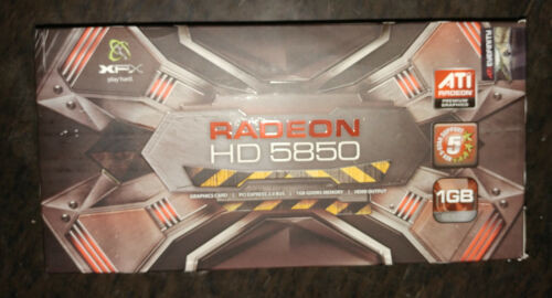 Xfx Ati Radeon Hd 5850 Hd-585X-Zafc 1Gb Gddr5 Sdram Pci Express X16 Graphics