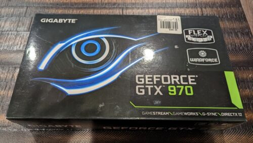 Gigabyte Nvidia Geforce Gtx 970 4Gb Gddr5 Graphics Card Gv-N970G1 Gaming-4Gd