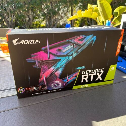 Gigabyte Aorus Geforce Rtx 3070 Master 8?Gb Gddr6 Graphics Card