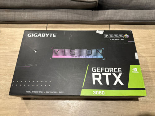Gigabyte Geforce Rtx 3080 Vision Oc 10Gb Gddr6X Graphics Card- White