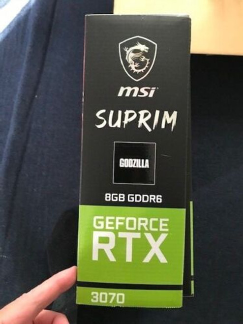 Msi Geforce Rtx 3070 8Gb Gddr6 Ti Suprim Graphics Card Godzilla